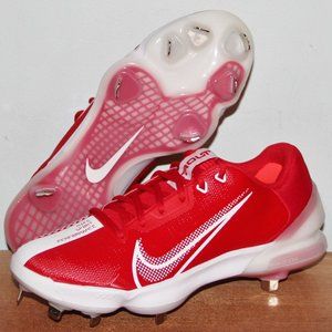 Nike Zoom Trout 7 Pro Metal Baseball Cleats Mens 8.5 Red White